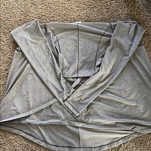 Gray Long Sleeve Top